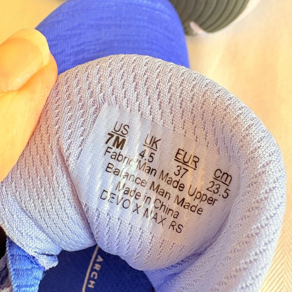 Ryka Devotion X Womens Walking Shoes Blue Mesh RE-ZORB Cushioning Sneaker SZ 7 - Picture 9 of 12